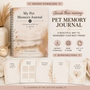 Pet Memorial Journal
