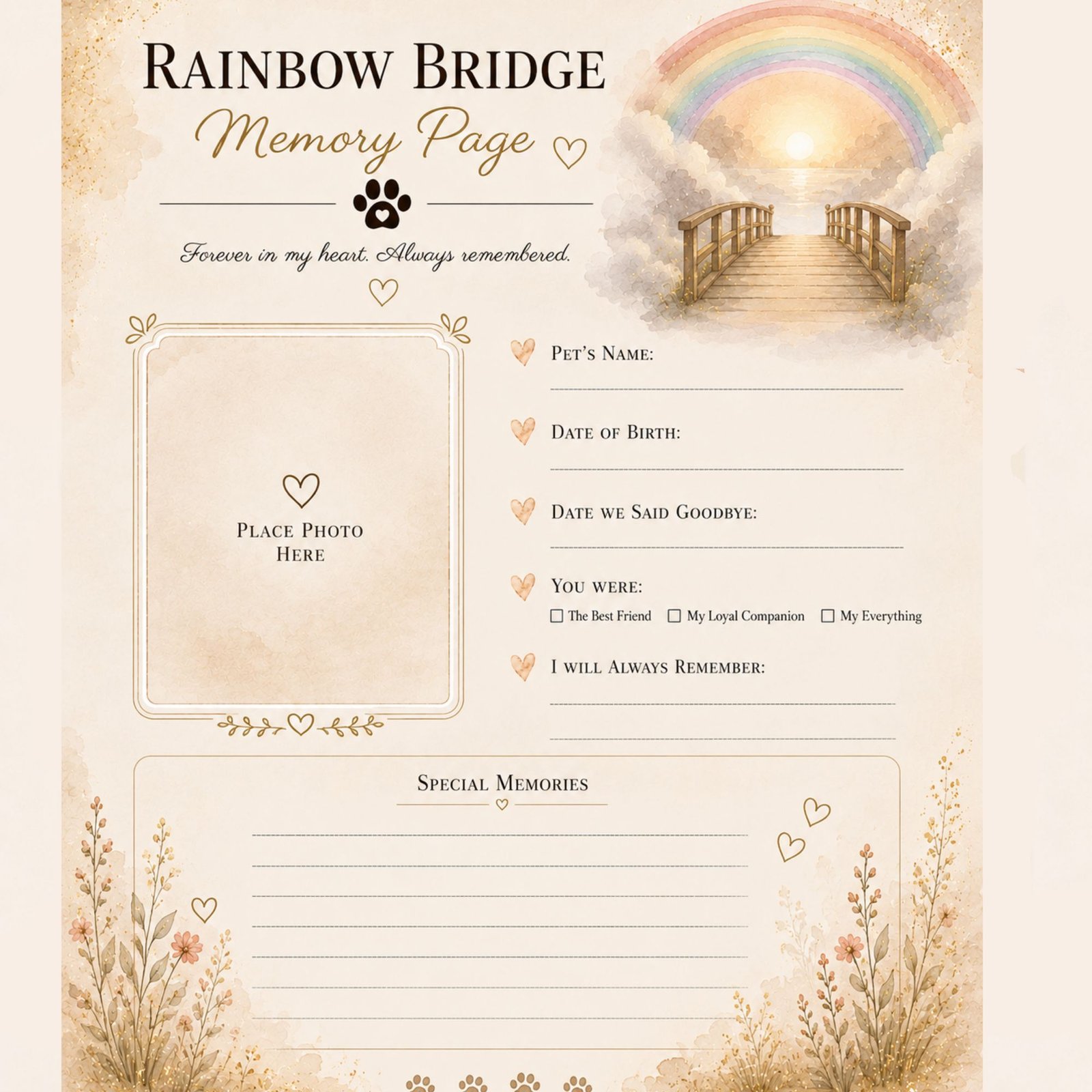 Pet Memorial Journal - Image 7