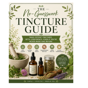 The No-Guesswork Tincture Guide digital download cover