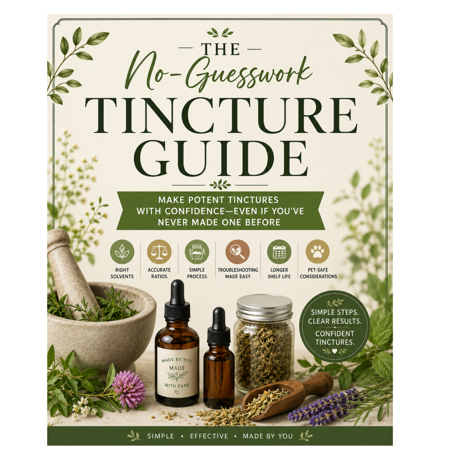 The No-Guesswork Tincture Guide digital download cover